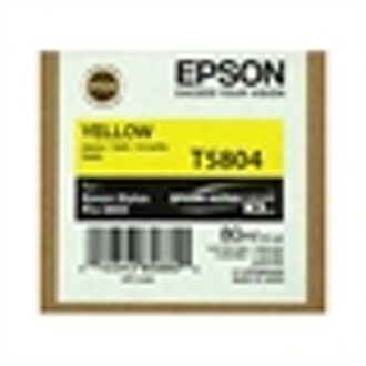 Epson T5804 inktcartridge geel (origineel)