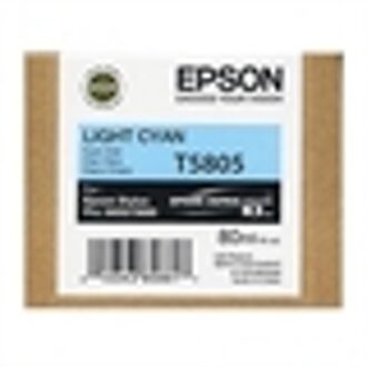Epson T5805 inkt cartridge licht cyaan (origineel)