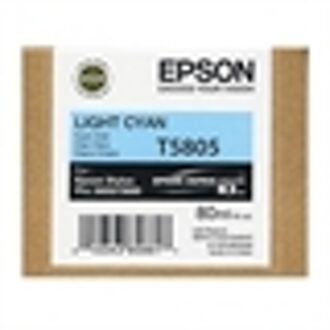 Epson T5805 inktcartridge licht cyaan (origineel)