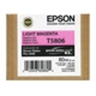 Epson T5806 inktcartridge licht magenta (origineel)