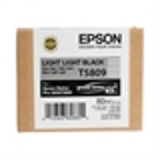 Epson T5809 inktcartridge licht licht zwart (origineel)
