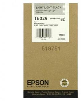 Epson T6029 - Inktcartridge / Licht Zwart