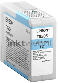 Epson T8505 - Inktcartridge / Licht Cyaan