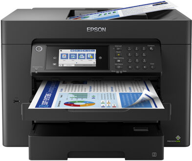 Epson WorkForce WF-7840DTWF All-in-one inkjet printer Zwart