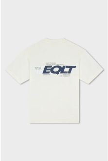 Eqlt oversized tee off Wit - M