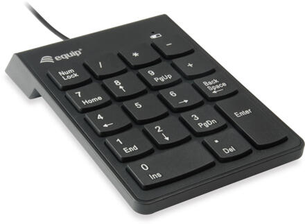 Equip USB numeriek toetsenbord Keypad 245205, Plug-and-Play, zwart