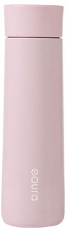 Equra 320Ml Rvs Thermos Cup Led Temperatuur Display Water Fles Thee Mok Thermoskan Lang Houden Outdoor sport roze