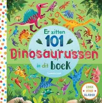 Er zitten 101 dinosaurussen in dit boek. 3+