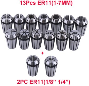 ER11 ER16 ER20 ER25 ER32 Er Precisie Spantang 0.008Mm Voor Cnc Frezen Gereedschaphouder Graveermachine Spindel motor 12stk ER16 reeks