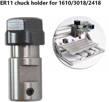 ER11 Spantang Motoras Verlengstuk Spindel Spantang Draaibank Gereedschap Houder Innerlijke 5Mm Voor Cnc 1610/2418/3018 freesmachine