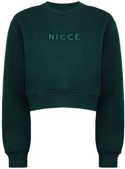 Era Heren Donkergroen Cropped Sweater - 2XS