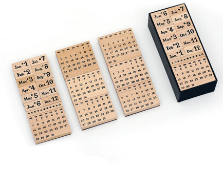 ERAL solid wood customization calendar Seal set. A set of 20 pieces, packed in a gift box. A good partner to keep a diary.
