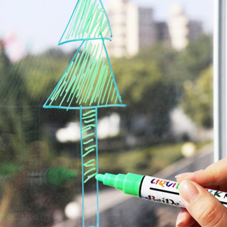 Erasable Liquid Chalk Markers Blackboards markers fluorescent highlighter Glass Windows LED Marker Pens