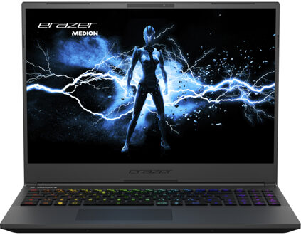 Erazer Major X20 - Gaming laptop - Intel Core i7-13700HX - 16GB DDR5 - 1024GB SSD - 16 inch QHD+ - RTX 4070 - Zwart