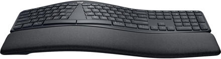 ergonomisch draadloos toetsenbord K860 (Zwart)