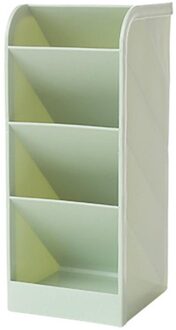 Ergonomische Bureau Briefpapier Doos Lade Organizer Geneigd Penhouder Kantoorbenodigdheden Rechthoekige Briefpapier Organisator groen L