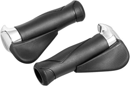 Ergotec Kraton Ergonomic Bicycle Handlebar Grips Large, 130mm, Black Zwart