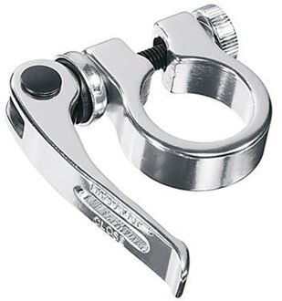 Ergotec Zadelpenklem SCQ-050 met snelspanner 34,9 mm zilver