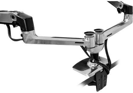 Ergotron LX Series 45-245-026 flat panel bureau steun 68,6 cm (27") Klem/doorvoer Zilver