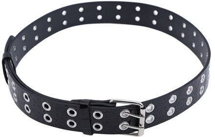 Erhu Prestaties Riemen Creatieve Wide Multicolor Riem Pu + Zinklegering Riem Instrumenten Multifunctionele Accessoires zwart