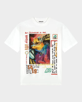 erika oversized t-shirt s2602051 white Wit