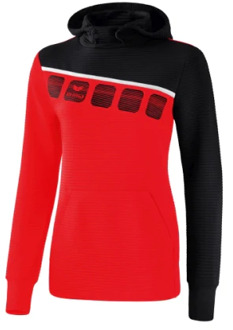 Erima 5-C Dames Sweater - Sweaters  - rood - 34