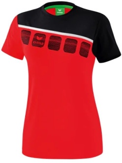 Erima 5-C Shirt Dames - Rood - maat 36