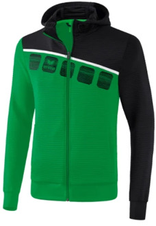 Erima 5-C Trainingsjack - Jassen  - groen - 152