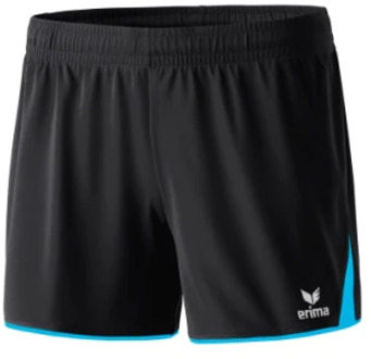 Erima 5-Cubes Short - Voetbalbroek - Dames - Maat XS - Zwart;Blauw