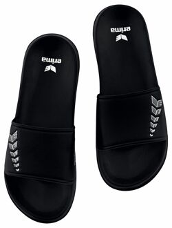 Erima Erilette Badslippers zwart - grijs - wit - 44