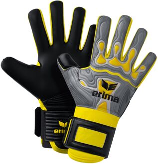 Erima Flex-Ray Hardground Keepershandschoenen grijs - geel - zwart - 10