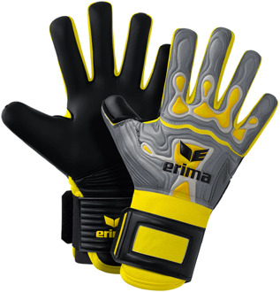 Erima Flex-Ray Hardground Keepershandschoenen grijs - geel - zwart - 11