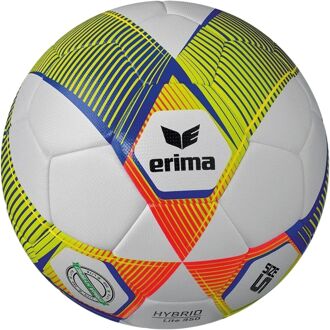 Erima Hybrid Lite 350 Voetbal Junior wit - geel - rood - blauw - 5