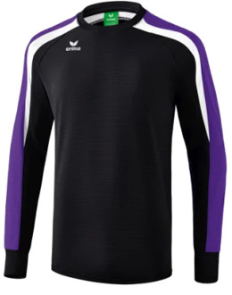 Erima Liga 2.0 Sweatshirt Kinderen - Zwart / Donker Violet / Wit | Maat: 128