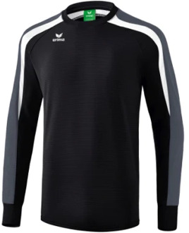 Erima Liga 2.0 Sweatshirt - Zwart / Wit / Donkergrijs | Maat: L
