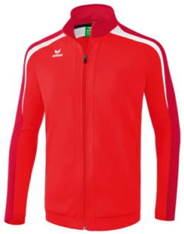 Erima Liga 2.0 Trainingsjack Volwassenen - Rood/Donkerrood/Wit