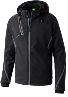 Erima Outdoor Softshell Jack - Softshelljassen  - zwart - L