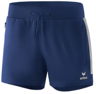 Erima short Squad dames polyester blauw maat 38