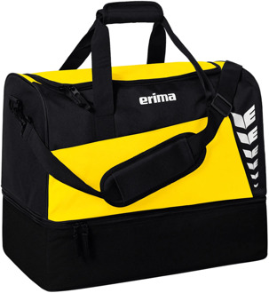 Erima Six Wings Bodemvak Sporttas L geel - zwart - 1 SIZE
