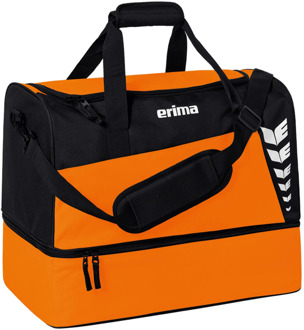 Erima Six Wings Bodemvak Sporttas L oranje - zwart - 1-SIZE