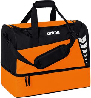 Erima Six Wings Bodemvak Sporttas S oranje - zwart - 1 SIZE