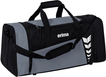 Erima Six Wings Sporttas M grijs - zwart - 1 SIZE