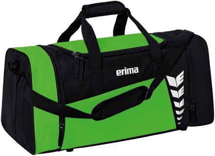 Erima Six Wings Sporttas M lichtgroen - zwart - 1 SIZE