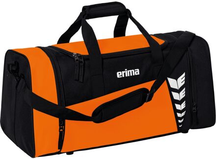 Erima Six Wings Sporttas M oranje - zwart - wit - 1 SIZE