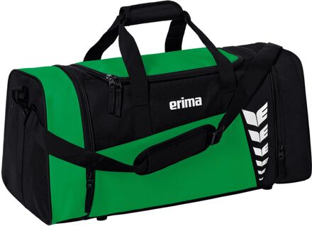Erima Six Wings Sporttas S groen - zwart - 1 SIZE