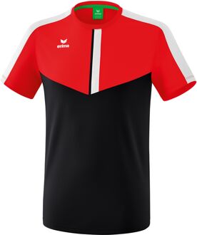 Erima Squad T-Shirt Rood-Zwart-Wit Maat XL