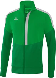 Erima Squad Trainingsjack Fern Green-Smaragd-Zilver Grijs Maat S