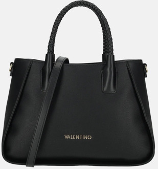 Eris Re handtas gevlochten L nero Zwart