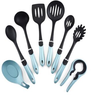 Ermakova 8 Pcs Nylon Koken Tool Keukengerei Set Handgrepen Koken Tool Niet Giftig Keuken Gadgets Anti-aanbak Kookgerei