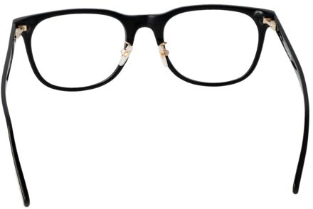 Ermenegildo Zegna Ez5060 Zwarte Rechthoekige Bril - One Size